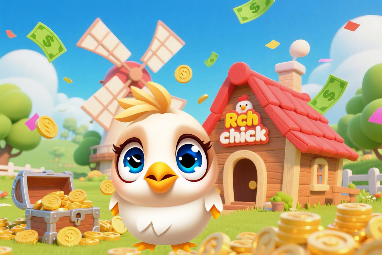 Rch Chick is a Web3 chicken farming game based on blockchain. Players can get CK rewards by raising chickens and redeem them for USDT to achieve Play to Earn
